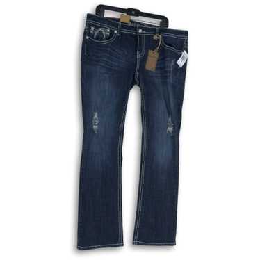 NWT Antique Rivet Womens Bootcut Leg Jeans Distre… - image 1