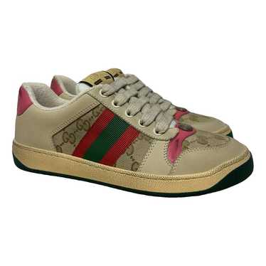 Gucci Screener leather trainers - image 1