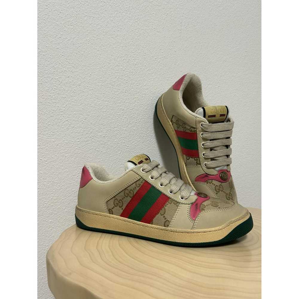 Gucci Screener leather trainers - image 2