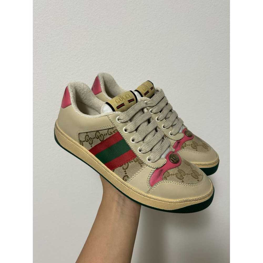 Gucci Screener leather trainers - image 6