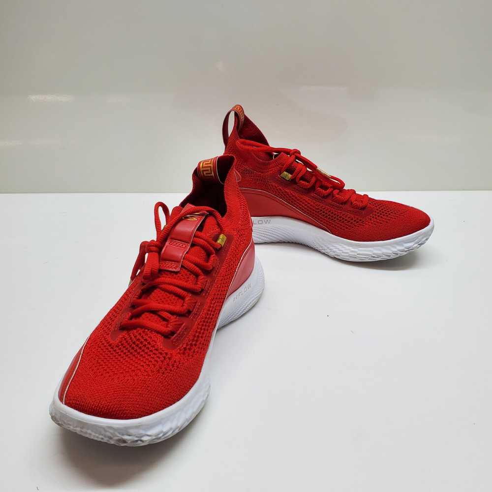 Under Armour Steph Curry Flow 8 Shoes Red / Gold … - image 2