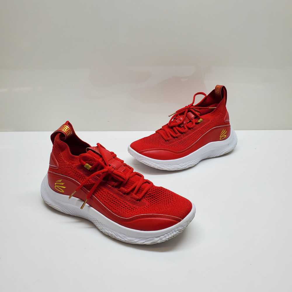 Under Armour Steph Curry Flow 8 Shoes Red / Gold … - image 3