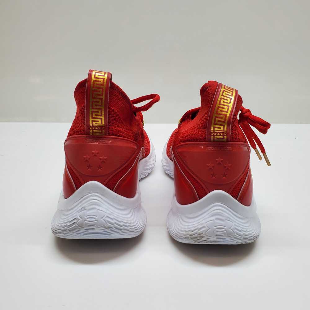 Under Armour Steph Curry Flow 8 Shoes Red / Gold … - image 4