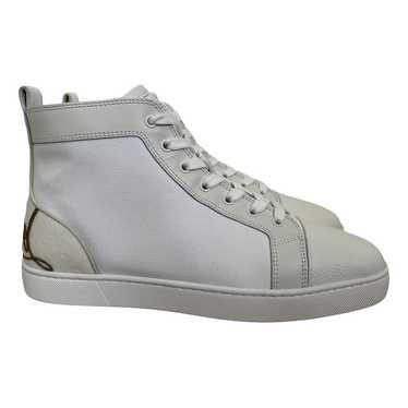 Christian Louboutin Louis cloth high trainers - image 1