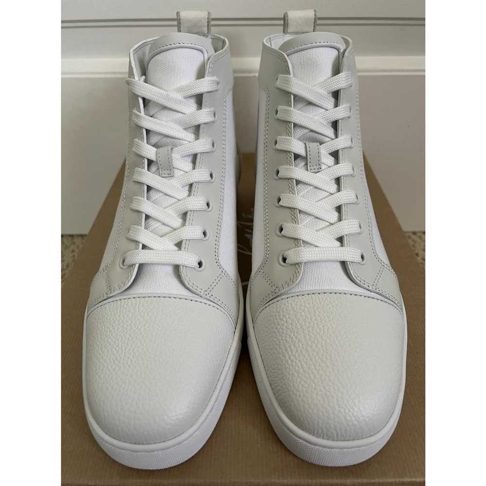 Christian Louboutin Louis cloth high trainers - image 2