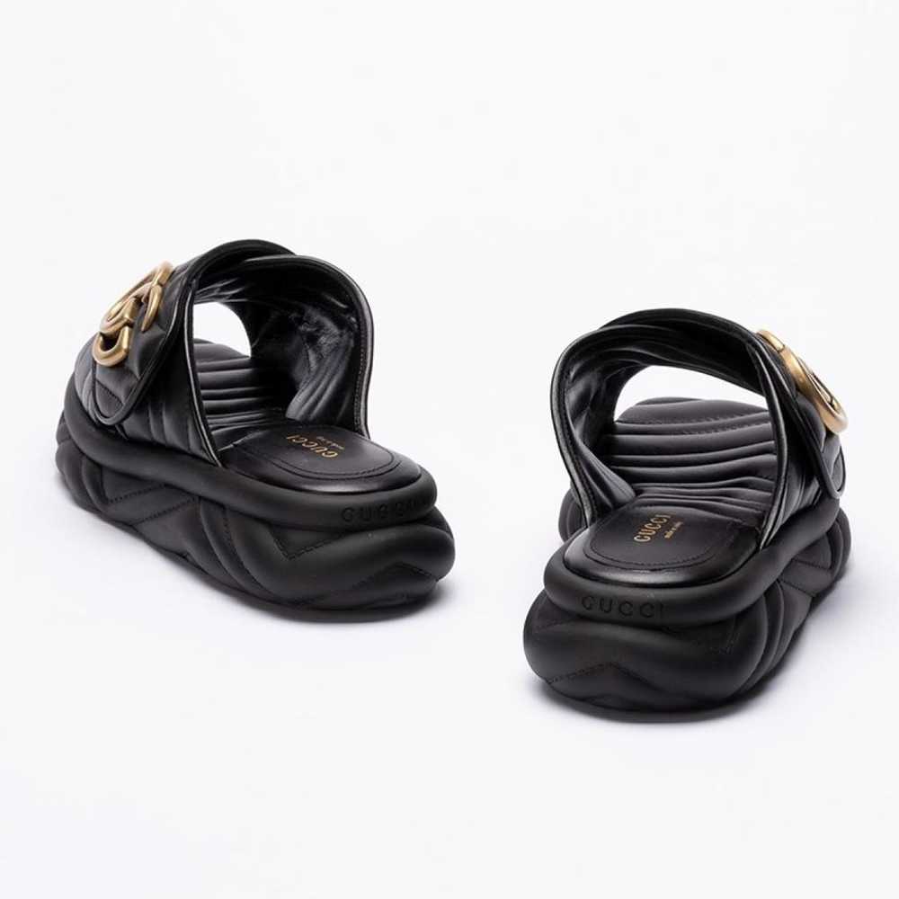 Gucci Marmont leather sandal - image 5