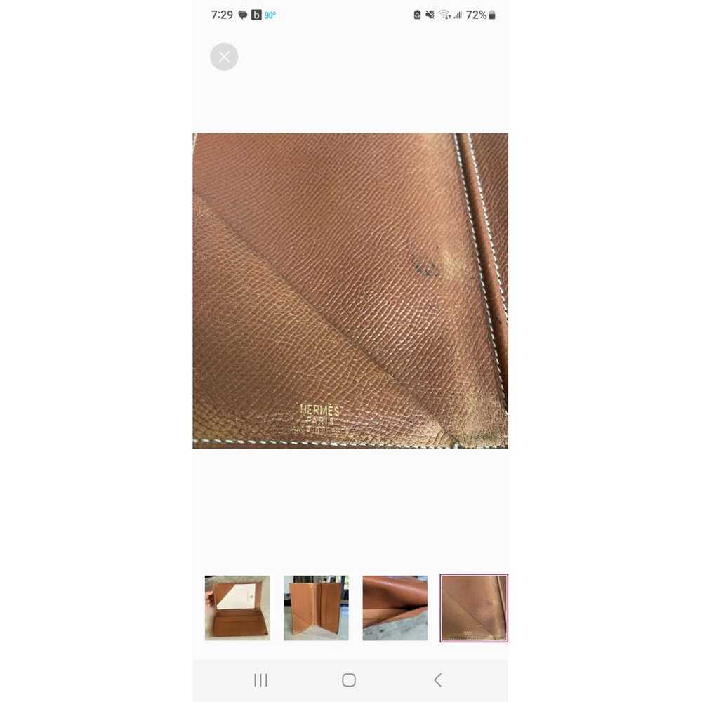 Hermès Leather purse - image 6