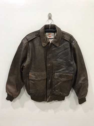 A2 Flyers Leather × Military CLUB AVIN CLASSIC A2… - image 1
