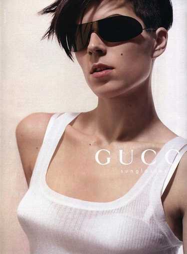 Gucci × Vintage GUCCI Sunglasses S/S 2001 Wrap Shi