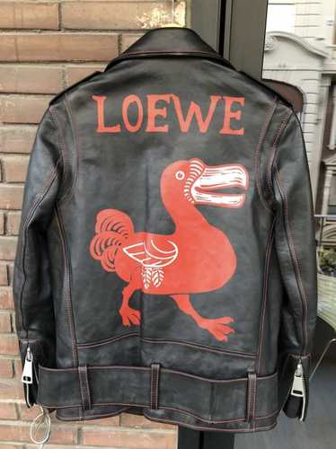 Loewe Loewe William de Morgan leather jacket