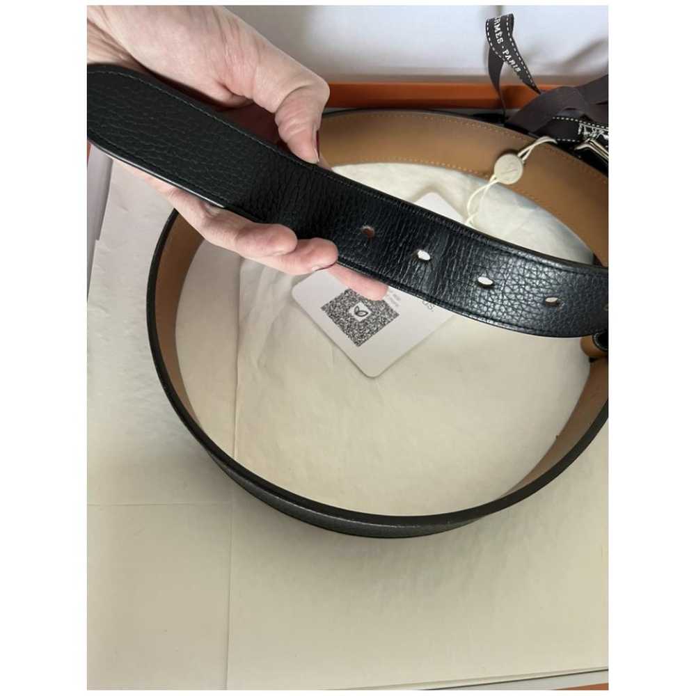 Hermès Etrivière leather belt - image 6