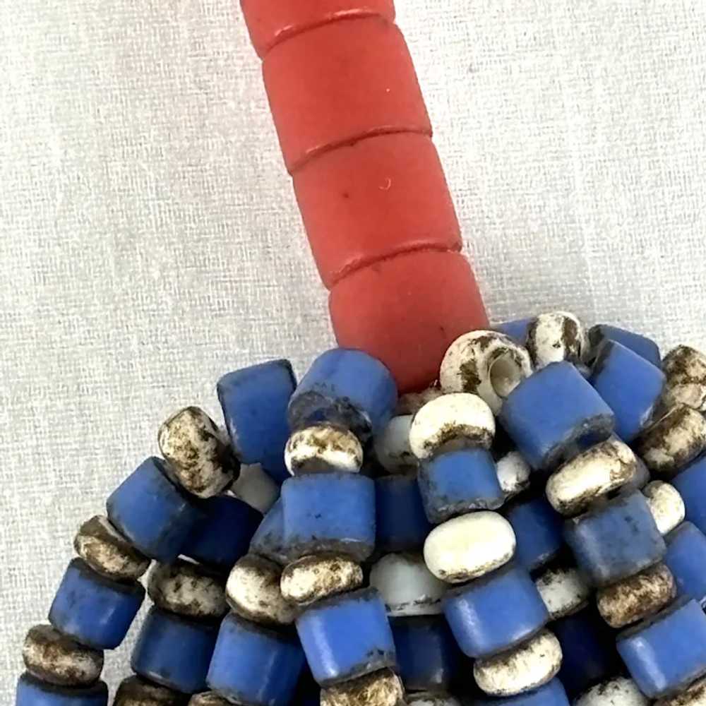 Naga Multi Colored Glass Bead Necklace - image 5