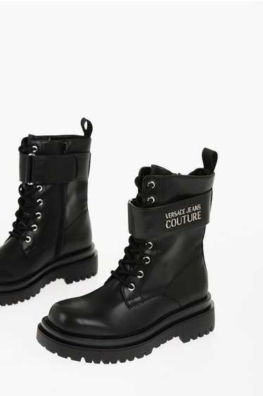 Versace JEANS COUTURE Faux Leather DREW Combat Boo