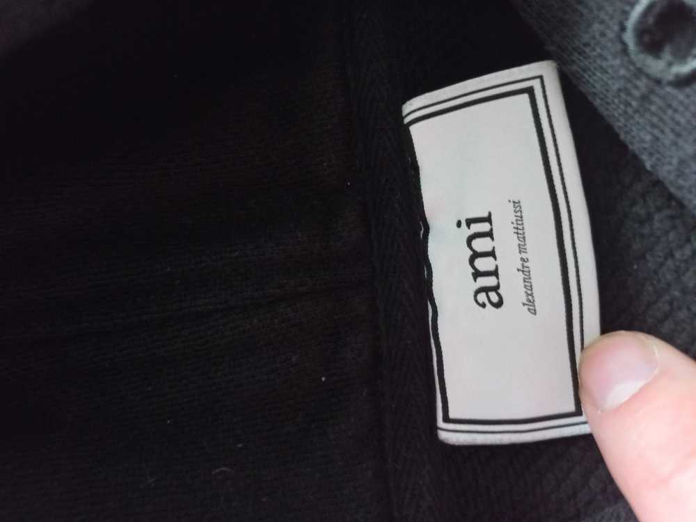 AMI Ami Paris Hoodie Black big logo - image 4