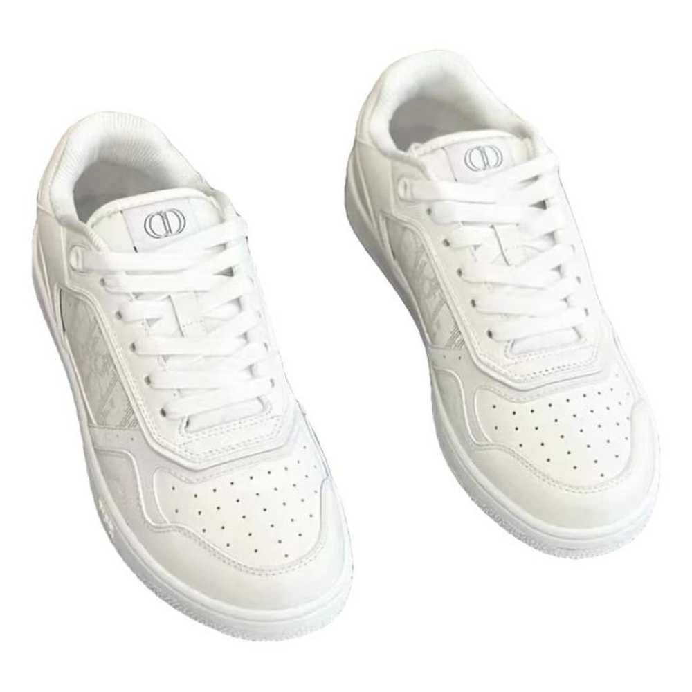 Dior Homme B27 leather low trainers - image 1
