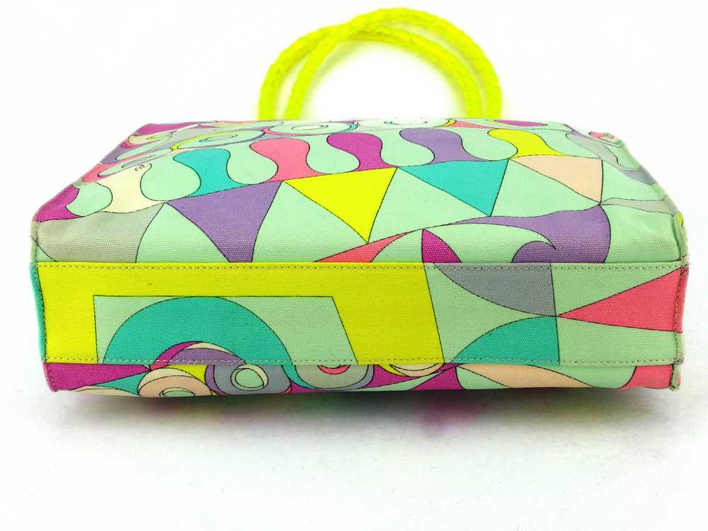 Emilio Pucci Tote Bag Back Handbag Ladies Pattern… - image 5