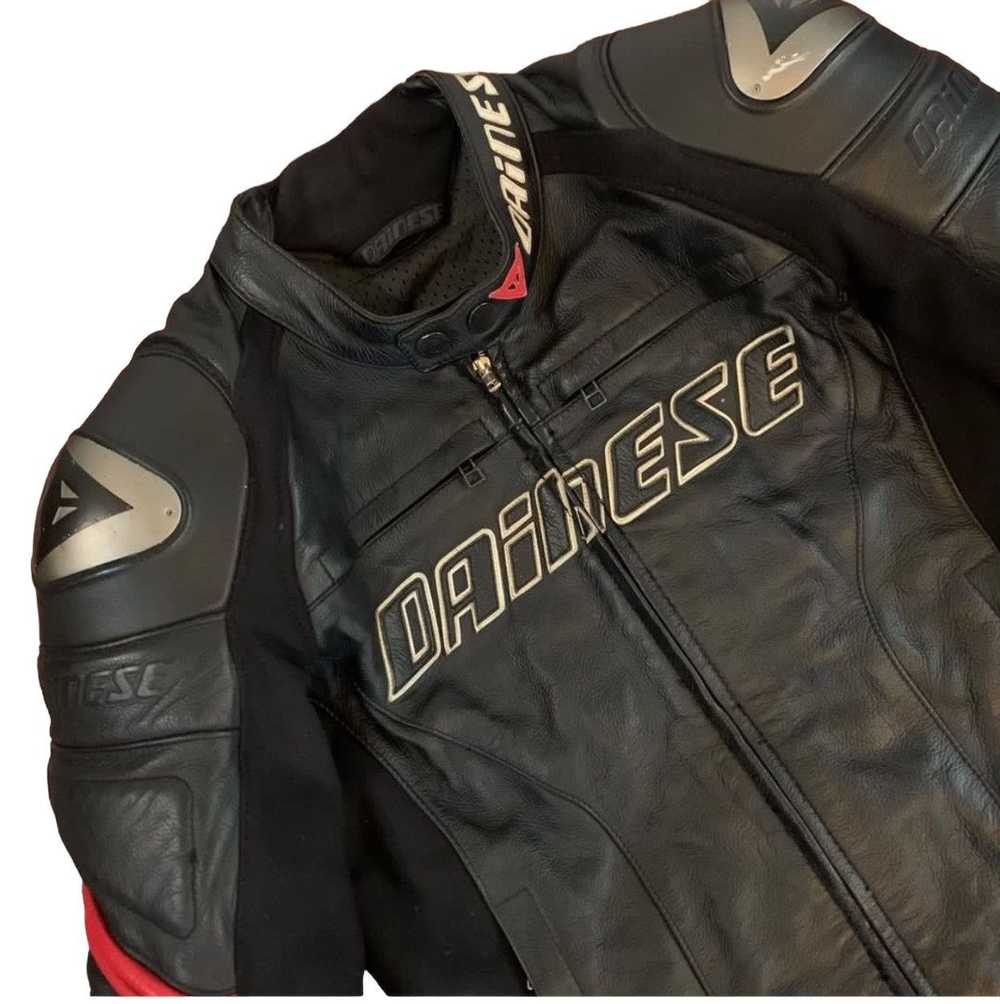 Dainese × Leather Jacket × Racing Dainese Superbi… - image 3