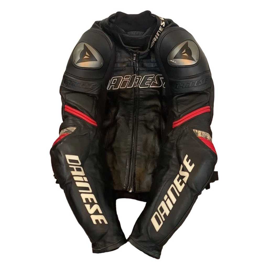 Dainese × Leather Jacket × Racing Dainese Superbi… - image 4