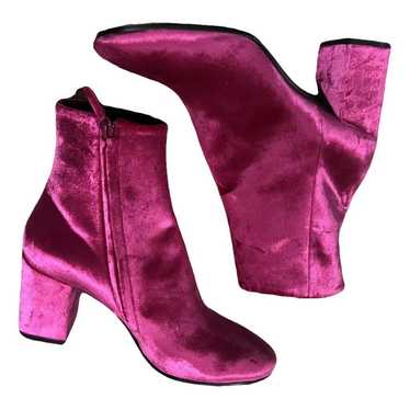 Balenciaga Velvet ankle boots - image 1