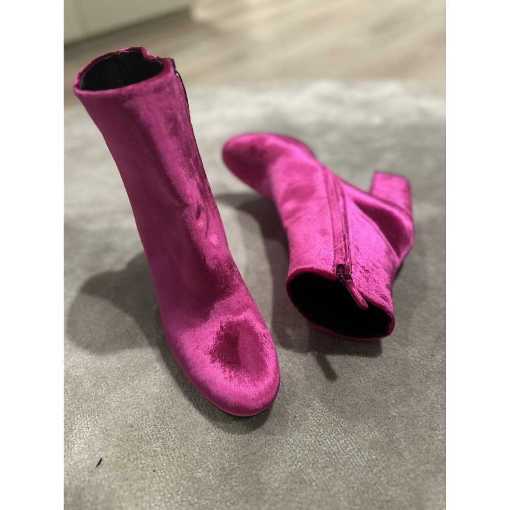 Balenciaga Velvet ankle boots - image 2