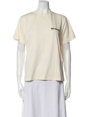 Tシャツ・カットソー SUNNEI Woman T-Shirt White RTWXKNW003 8120 Sunnei Outlet: women's t-shirt - White | Sunnei t-shirt
