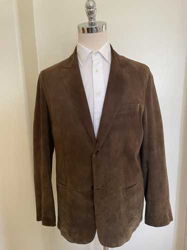 Armani Collezioni Buttery Lambskin Suede Jacket