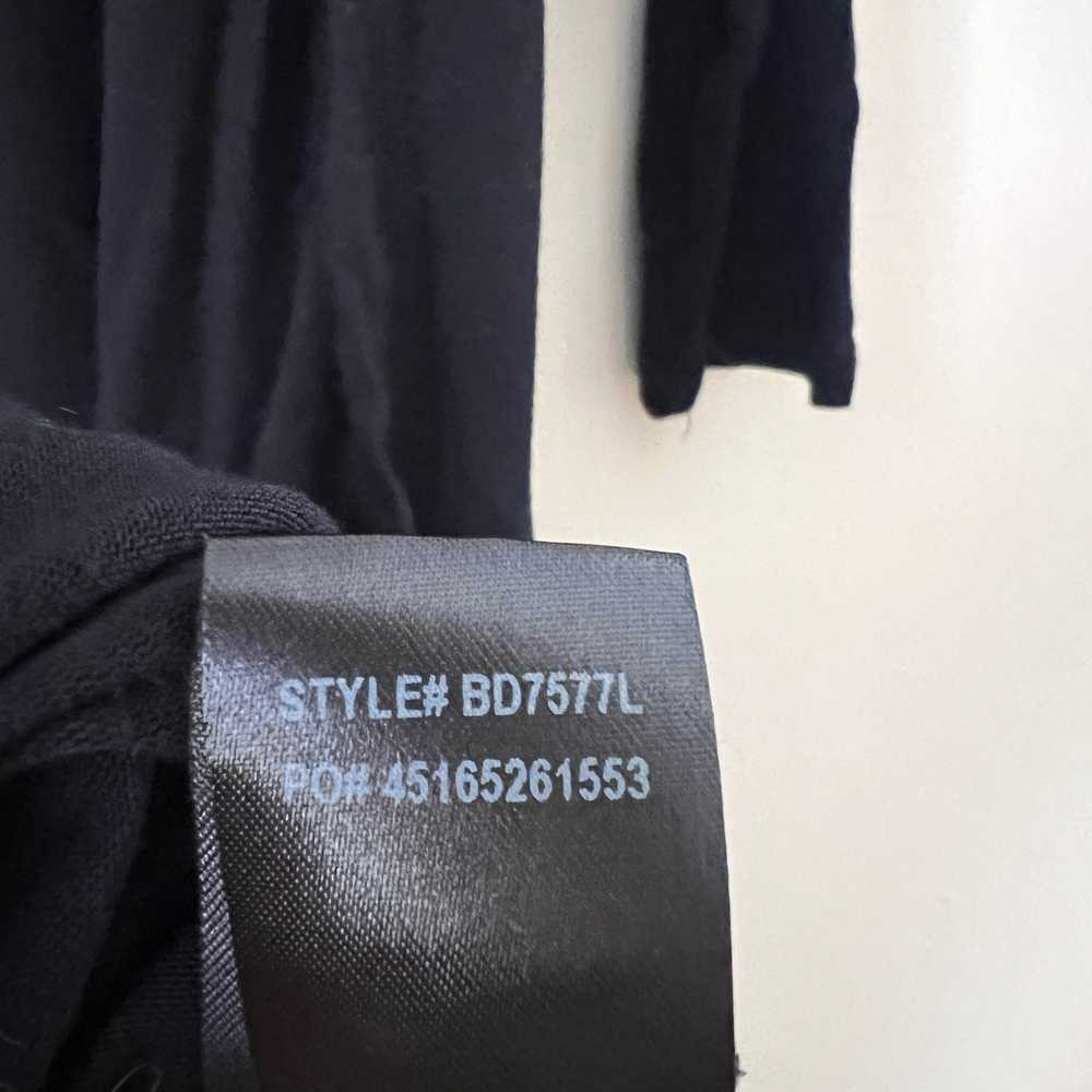 Lulus Black 3/4 Sleeve A Line Dress Size S - image 5
