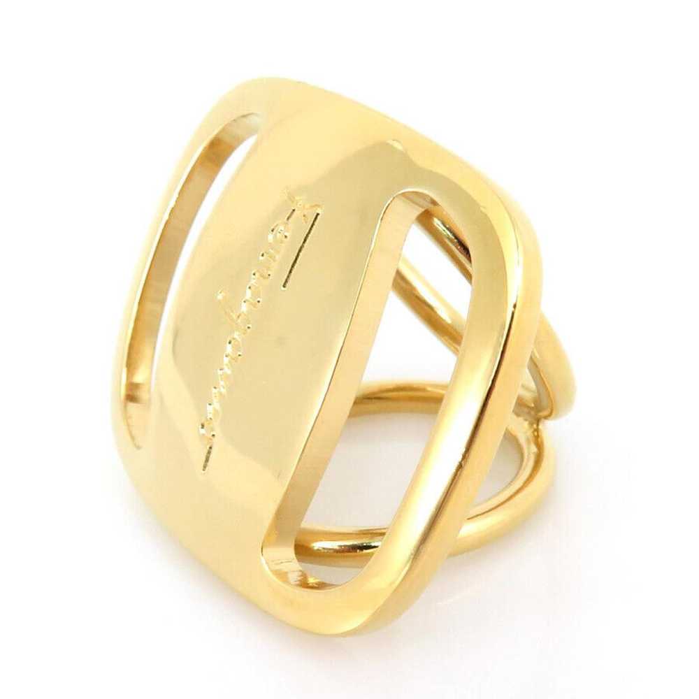 Salvatore Ferragamo White gold ring - image 6