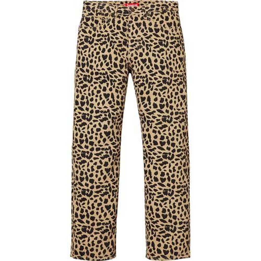 Supreme Supreme Leopard Print Jeans - image 4