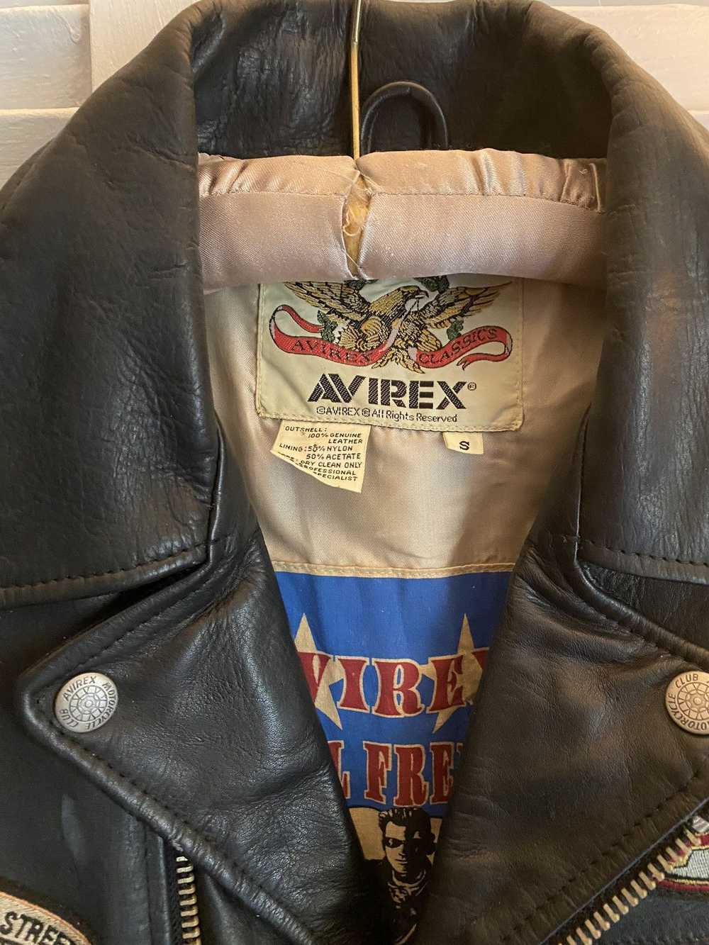 Avirex × Vintage Avirex Vintage Double Rider Leat… - image 2