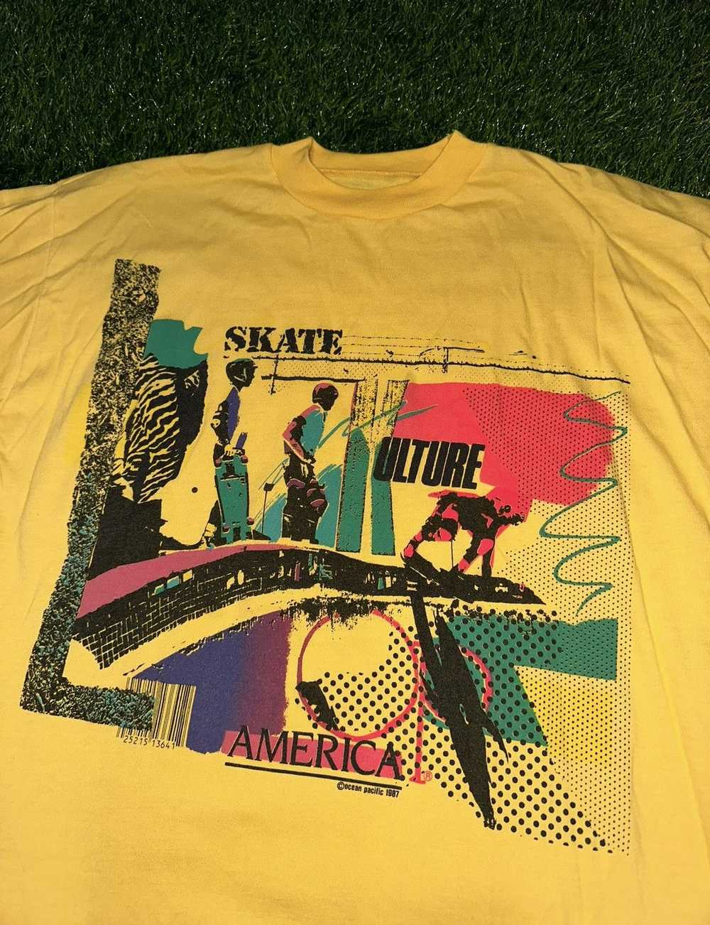 Vintage Vintage Skate Culture America 1987 Longsl… - image 2