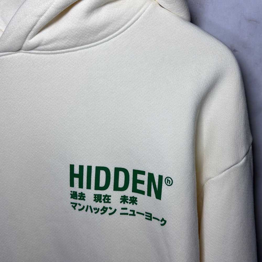 HIDDEN Hidden NY Cream/Green Logo Hoodie - image 2