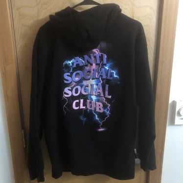 Anti Social Social Club Bolt From The Blue Black … - image 1