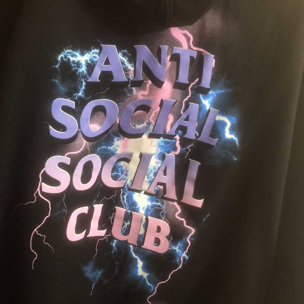 Anti Social Social Club Bolt From The Blue Black … - image 4