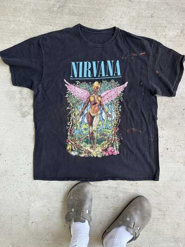 Nirvana × Rock T Shirt × Vintage Vintage Nirvana R