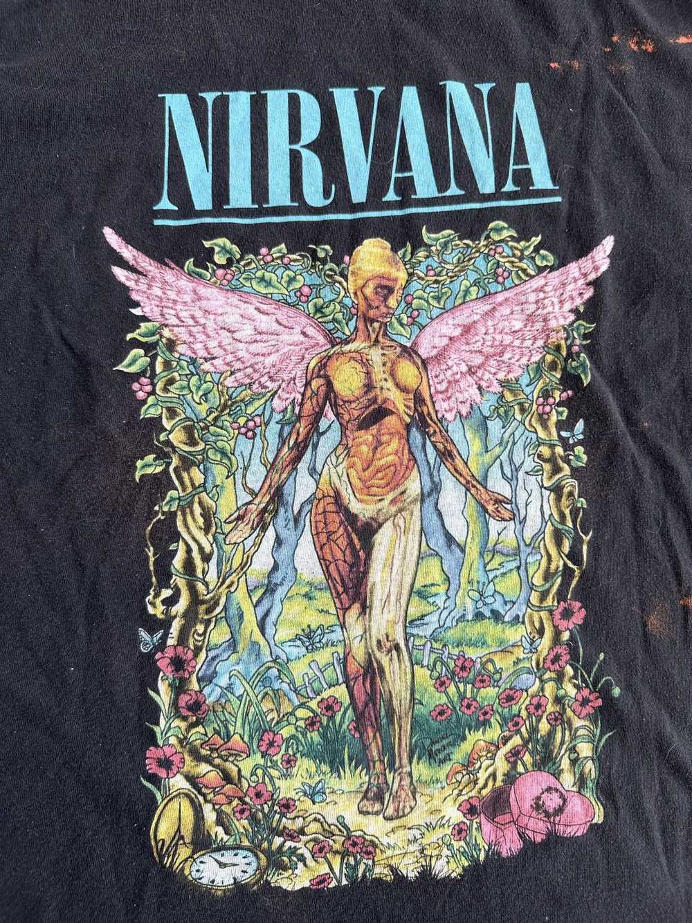 Nirvana × Rock T Shirt × Vintage Vintage Nirvana … - image 3