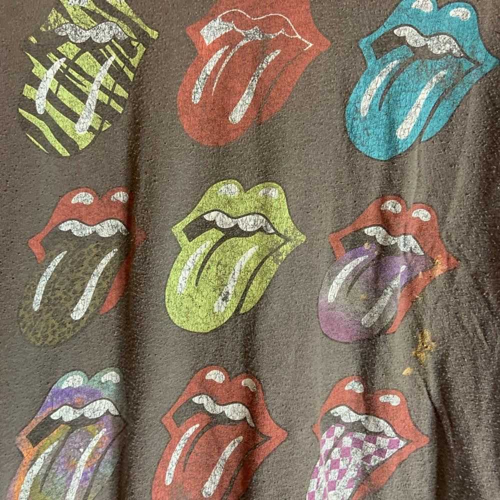 Designer Rolling Stones large grey graphic preown… - image 1