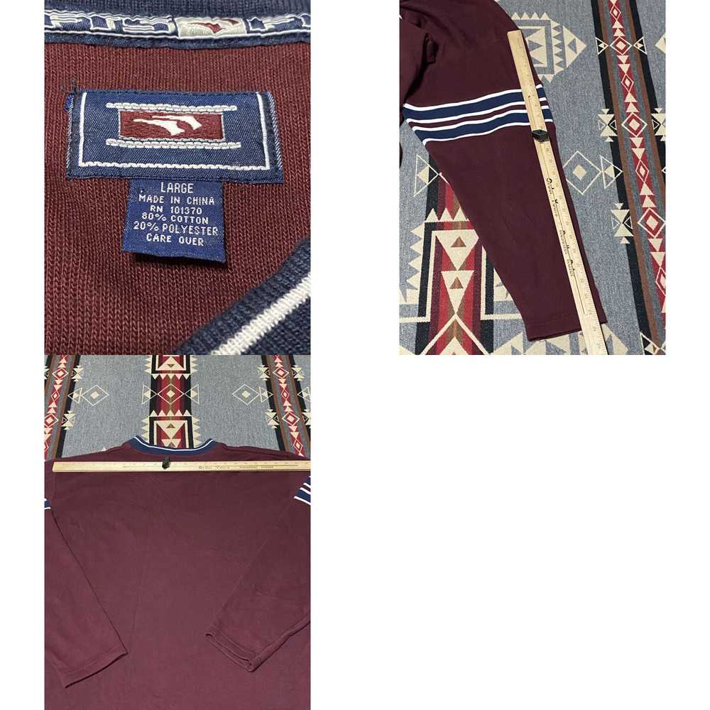 Vintage Elite FTS Longsleeve Shirt Size L Striped… - image 4