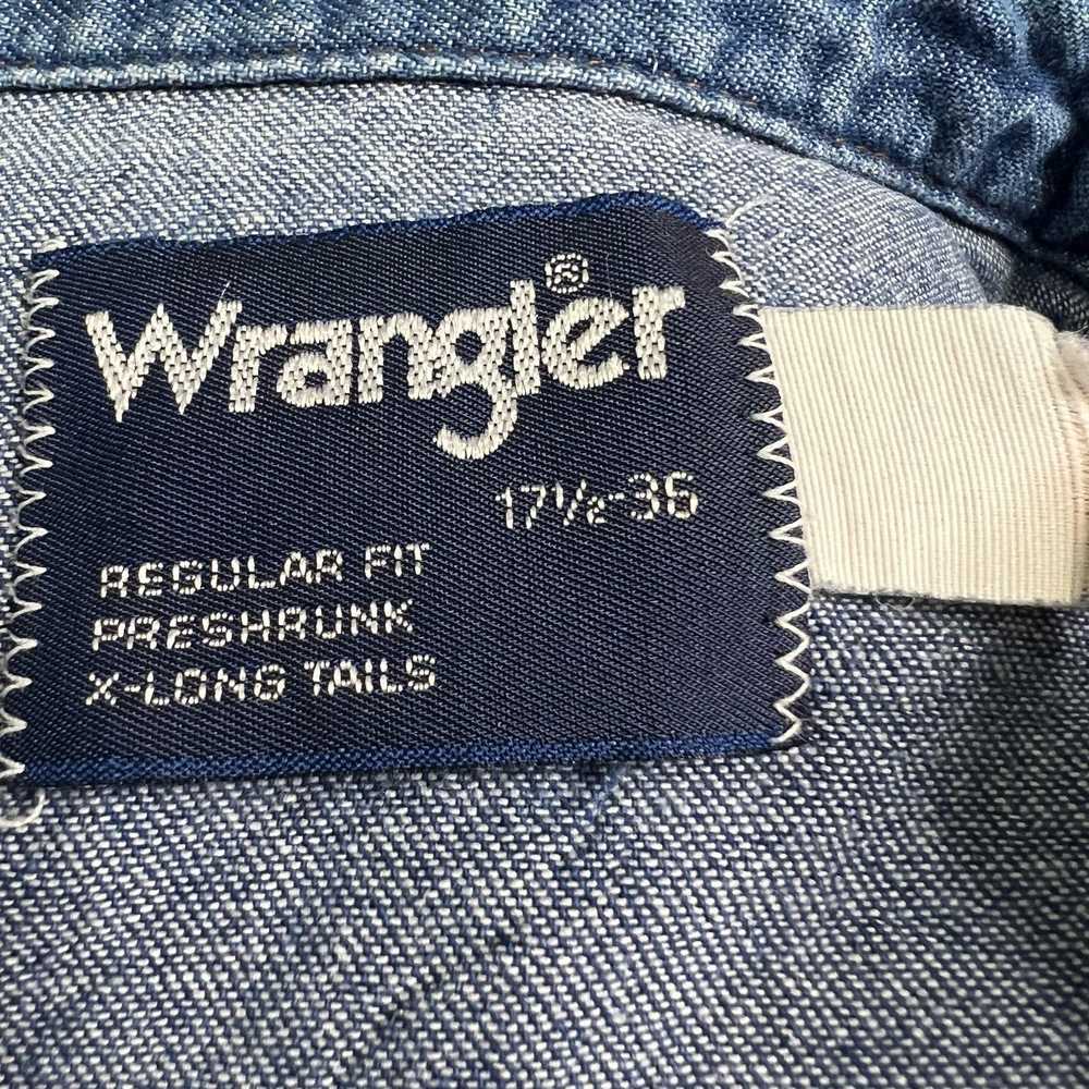 Vintage × Wrangler Vintage Wrangler Pearl Snap De… - image 10