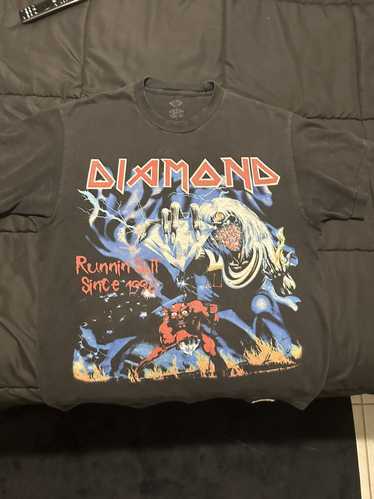 Diamond Supply Co Y2K DIAMOND SUPPLY IRON MAIDEN T