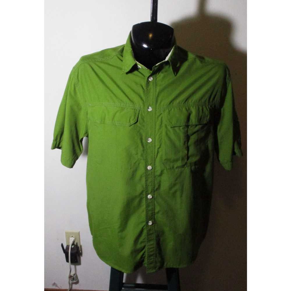 Vintage Men's REI Green 100% Nylon Vented Short S… - image 1