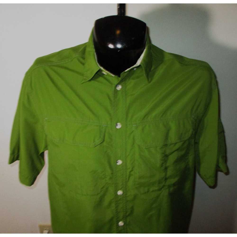 Vintage Men's REI Green 100% Nylon Vented Short S… - image 2