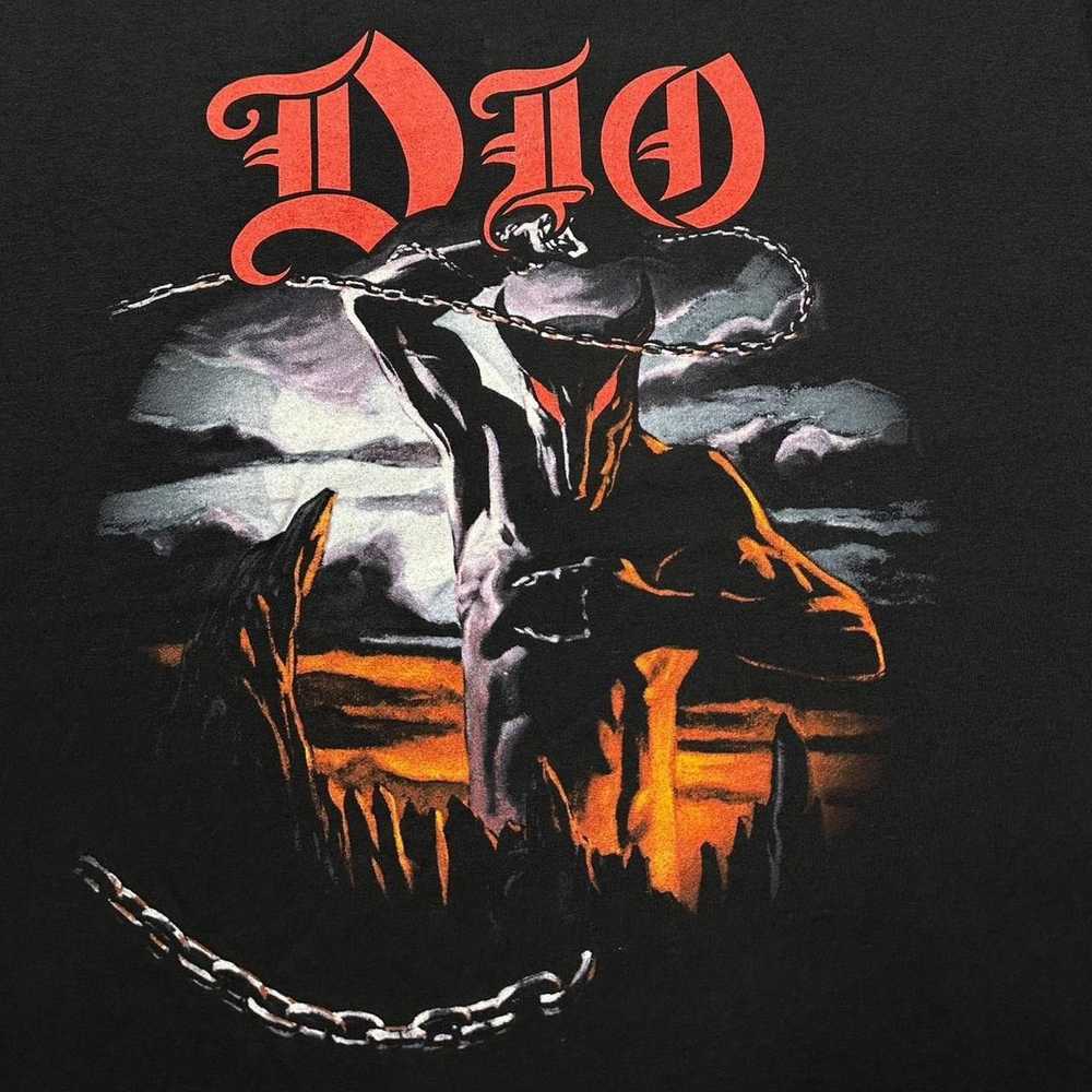 Anvil × Band Tees × Vintage Y2K Dio Holy Diver An… - image 3