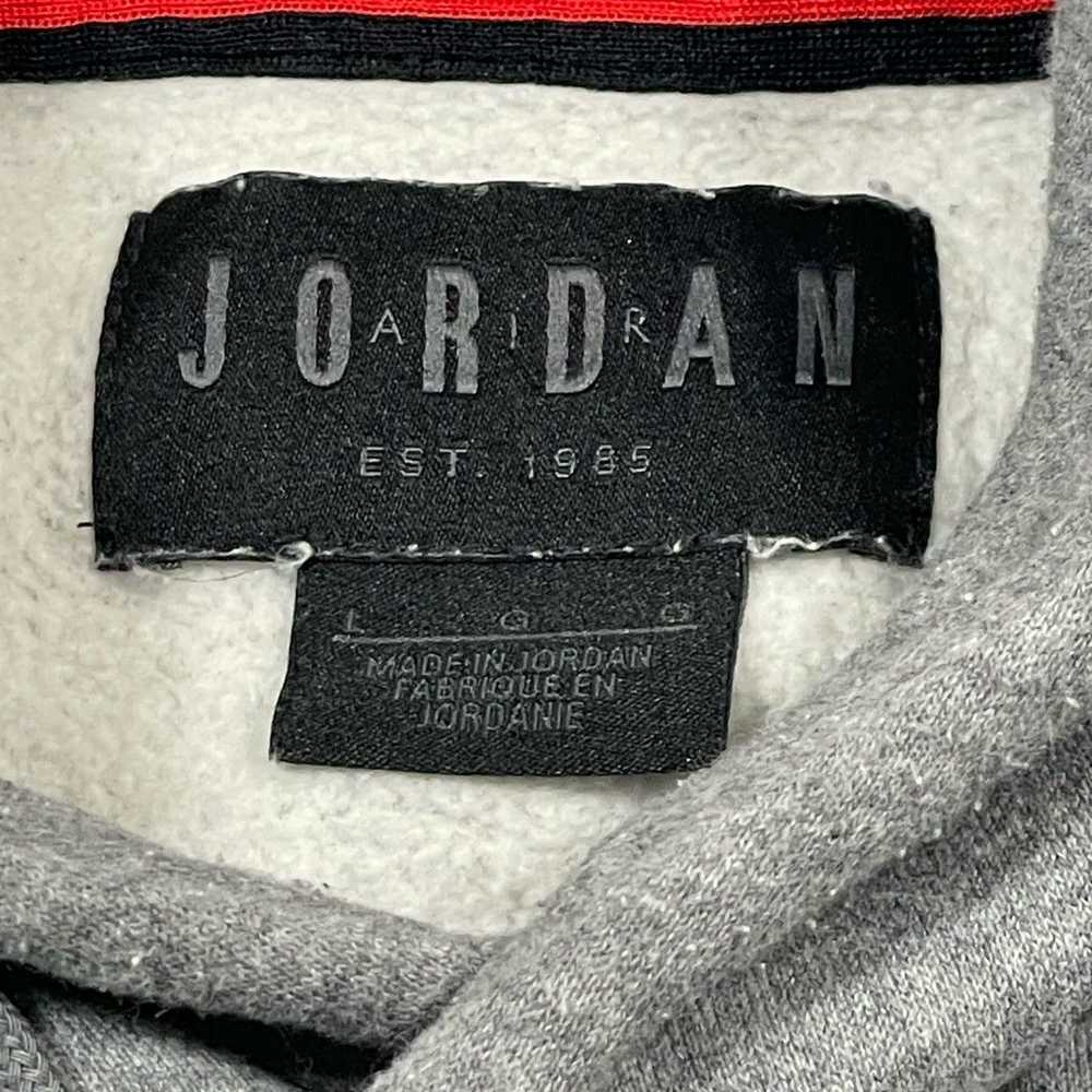 Jordan Brand Nike Jordan Brand Hoodie Size L Gray… - image 3