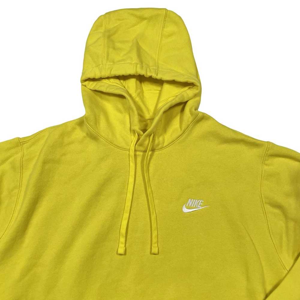Nike Nike Sportswear Hoodie Size L Yellow Sweatsh… - image 2