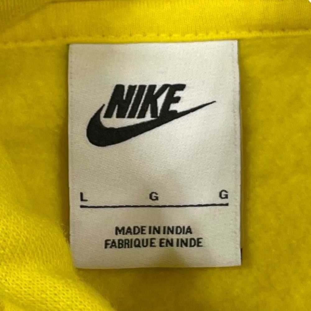 Nike Nike Sportswear Hoodie Size L Yellow Sweatsh… - image 3