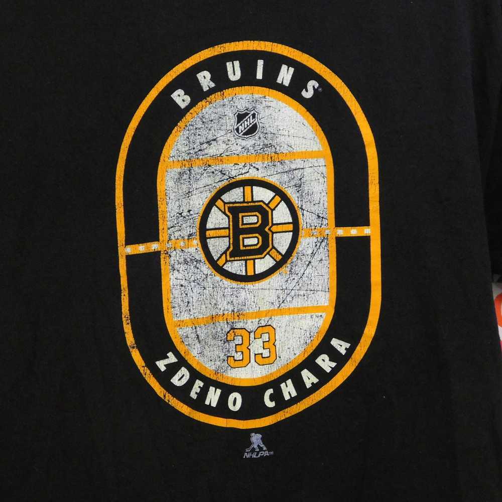 NHL Boston Bruins Zdeno Chara T Shirt Size L Blac… - image 3