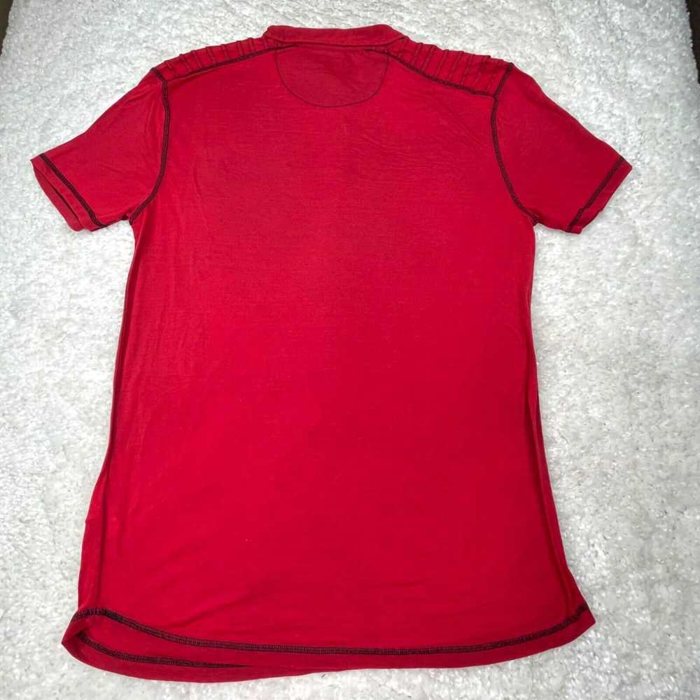 Buckle Buckle Black BKE Polo Shirt Men XL Red Dis… - image 2