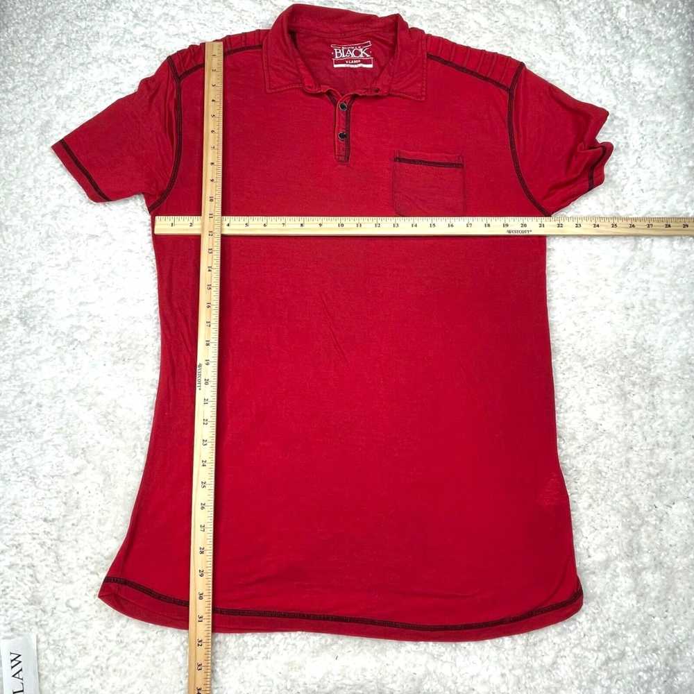 Buckle Buckle Black BKE Polo Shirt Men XL Red Dis… - image 3