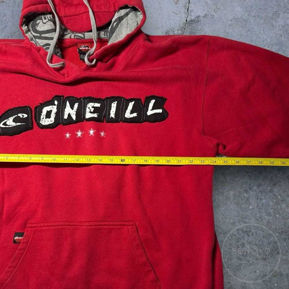 Oneill O'Neill Men's Vintage Y2K Red Pullover Hoo… - image 4